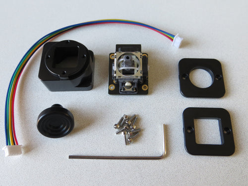 Analog thumbstick slew sensor upgrade for TM Warthog Throttle